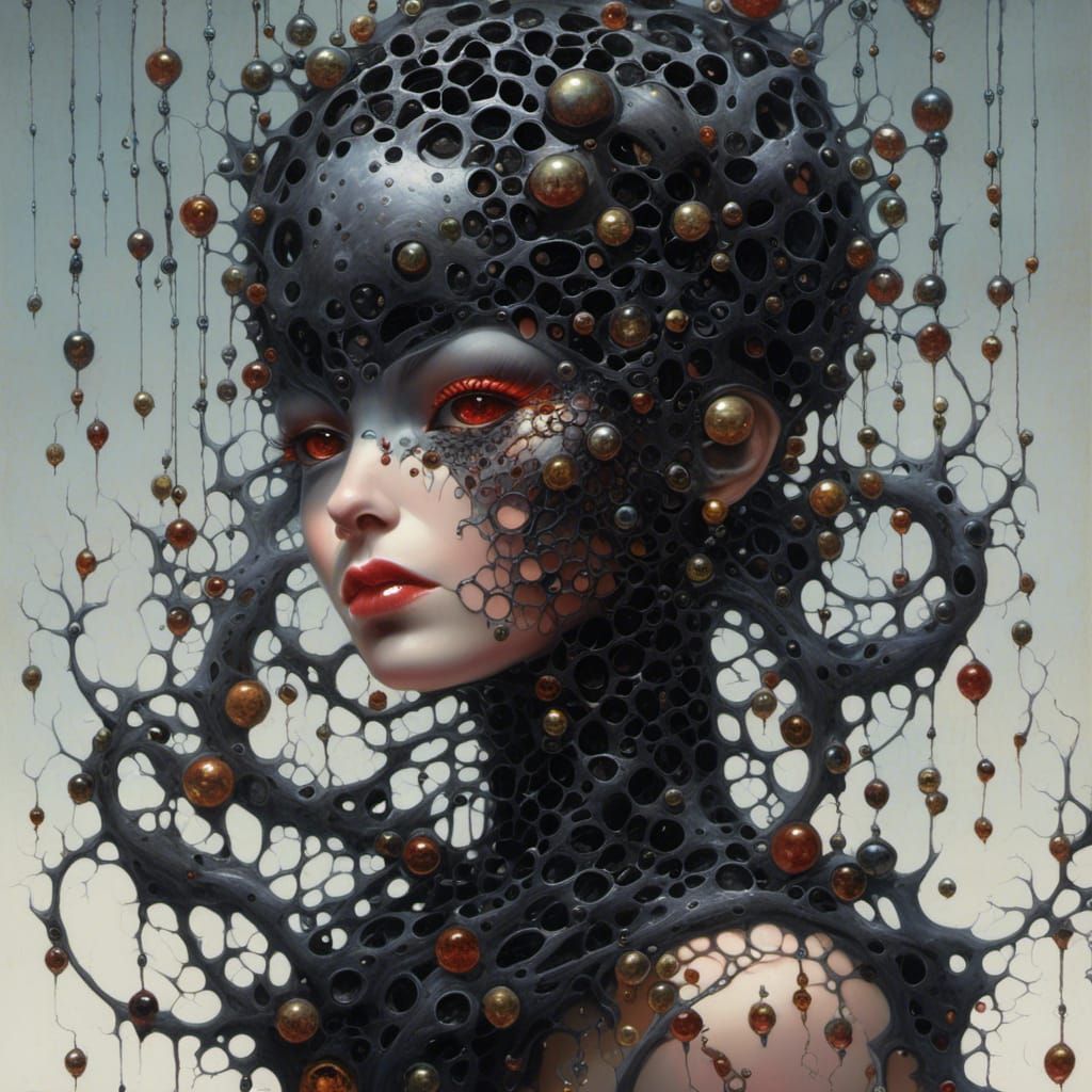 Zombie Flapper in Speakeasy: Dark Fantasy Art