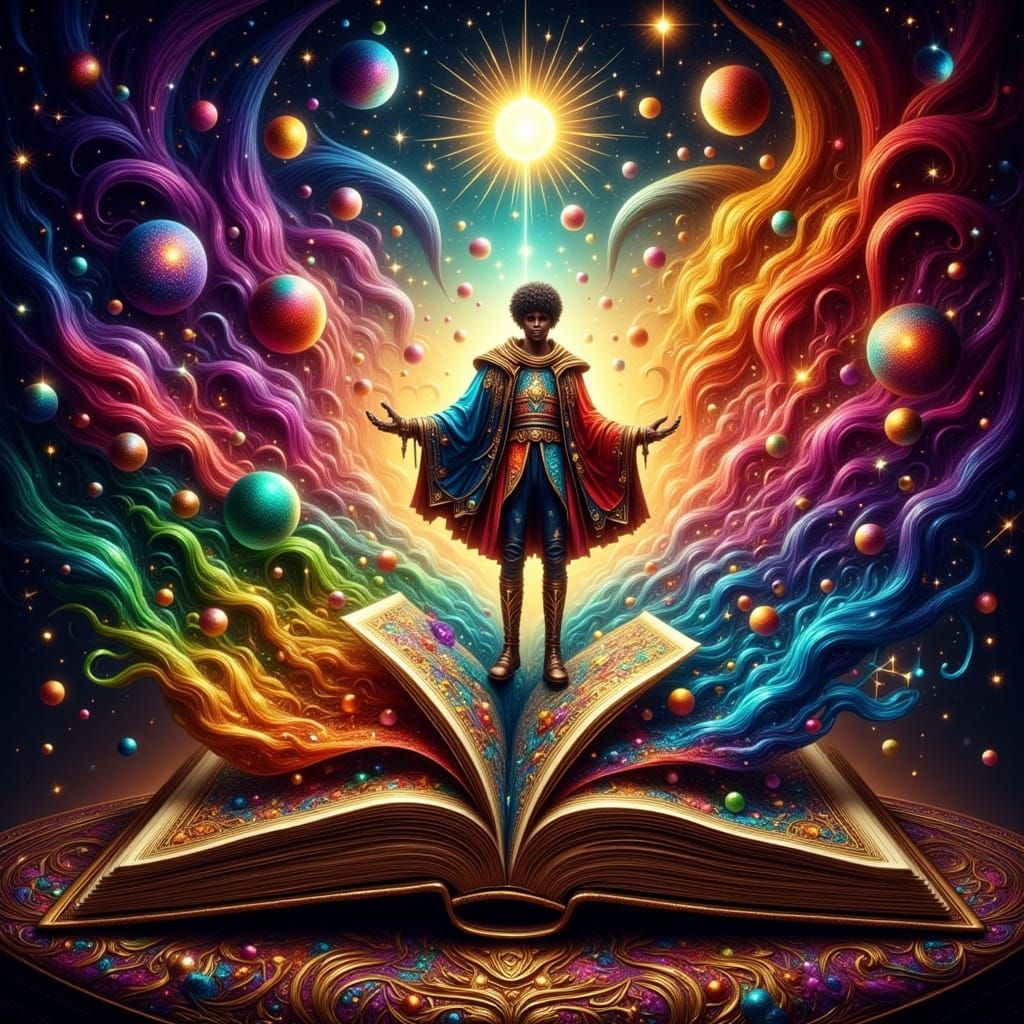 Ancient Book Reveals Vibrant Dreamlike World in Golden Glory