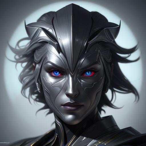 Futuristic Supercar Concept Art in Neon Triadic Colors