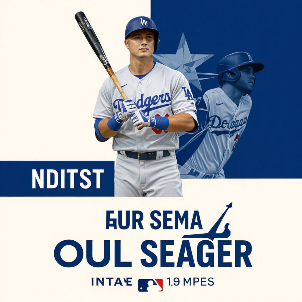 Corey Seager Baseball Player in Action