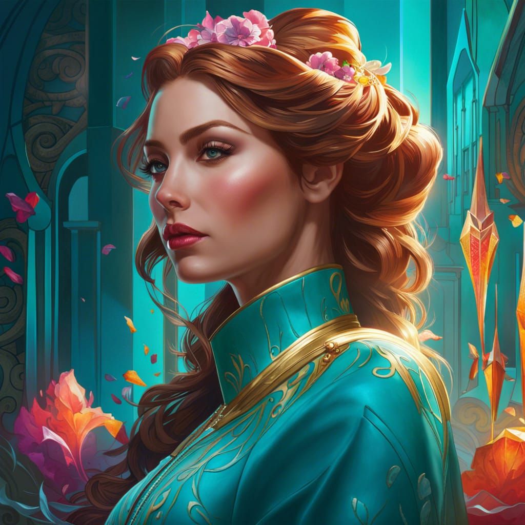 Detailed Portrait with Dynamic Lighting