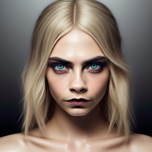 Surreal Portrait with Magical Elements in Hyperrealism