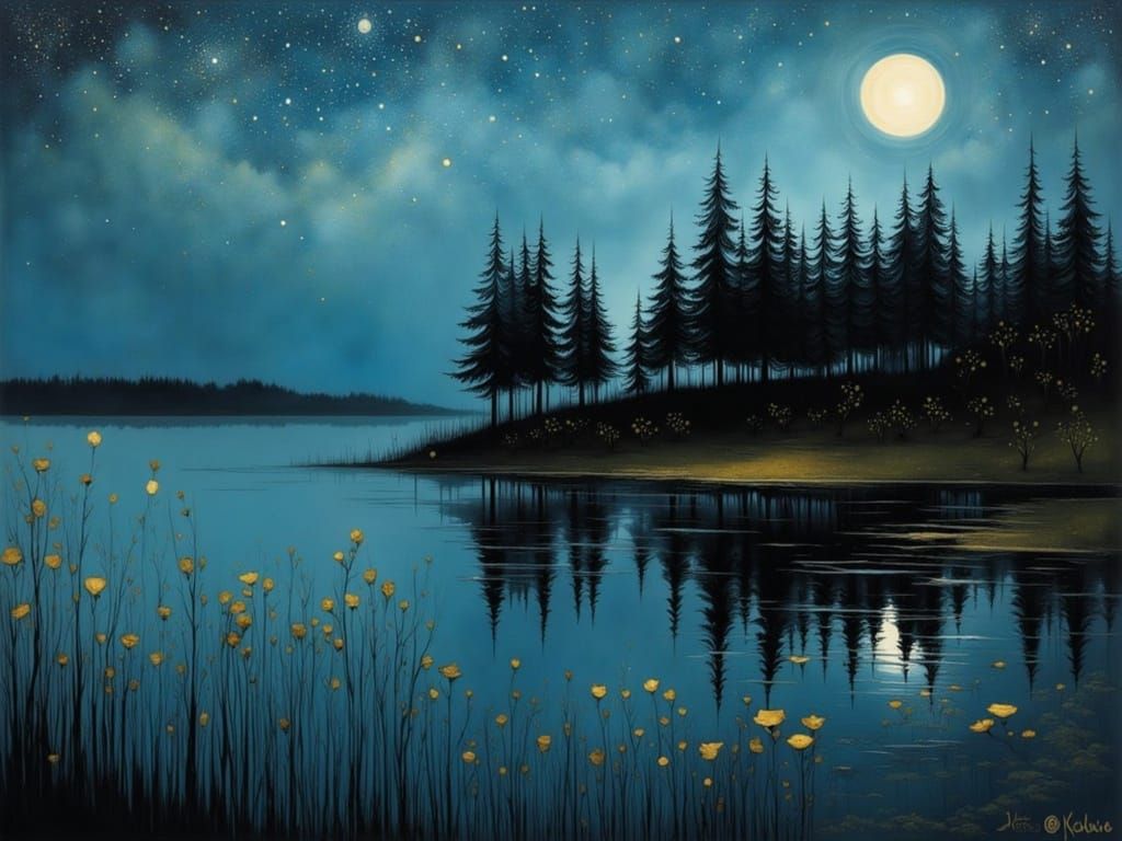 Dawn Breaking in a Golden World