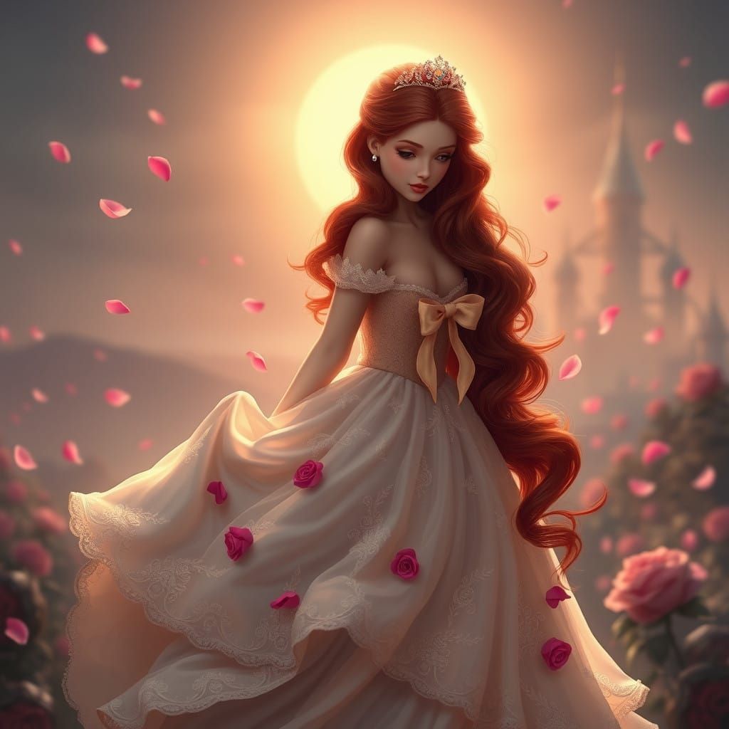 Enchanted Princess in Ethereal Glow