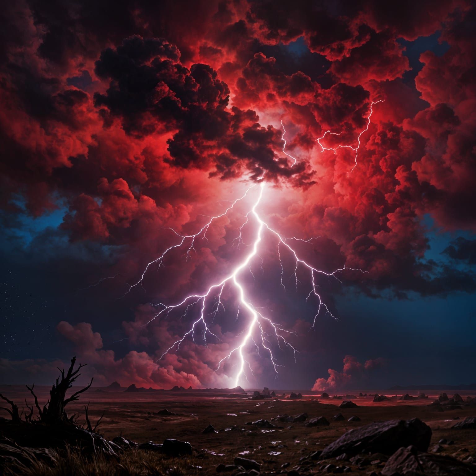 Crimson Tempest: AI Art Generator