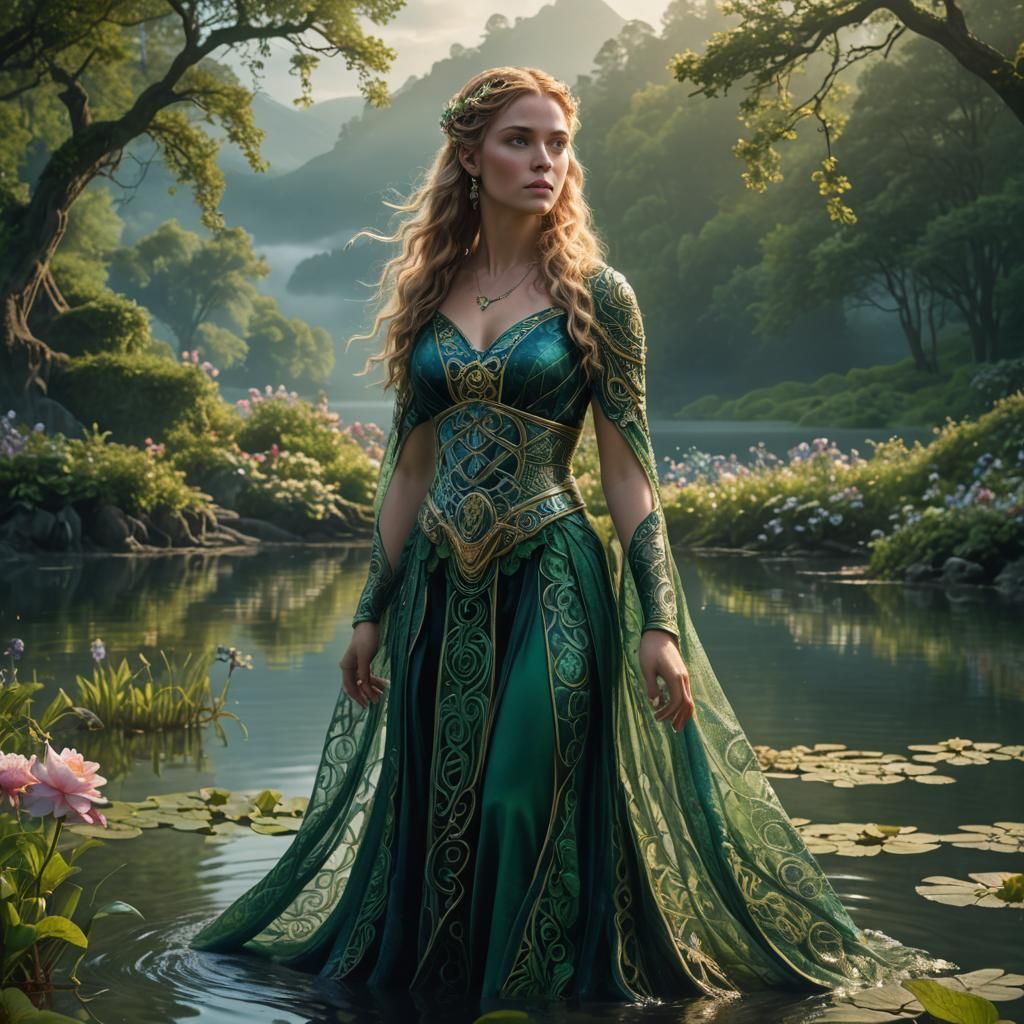 Pan-Celtic Goddess Dana by Serene Lake
