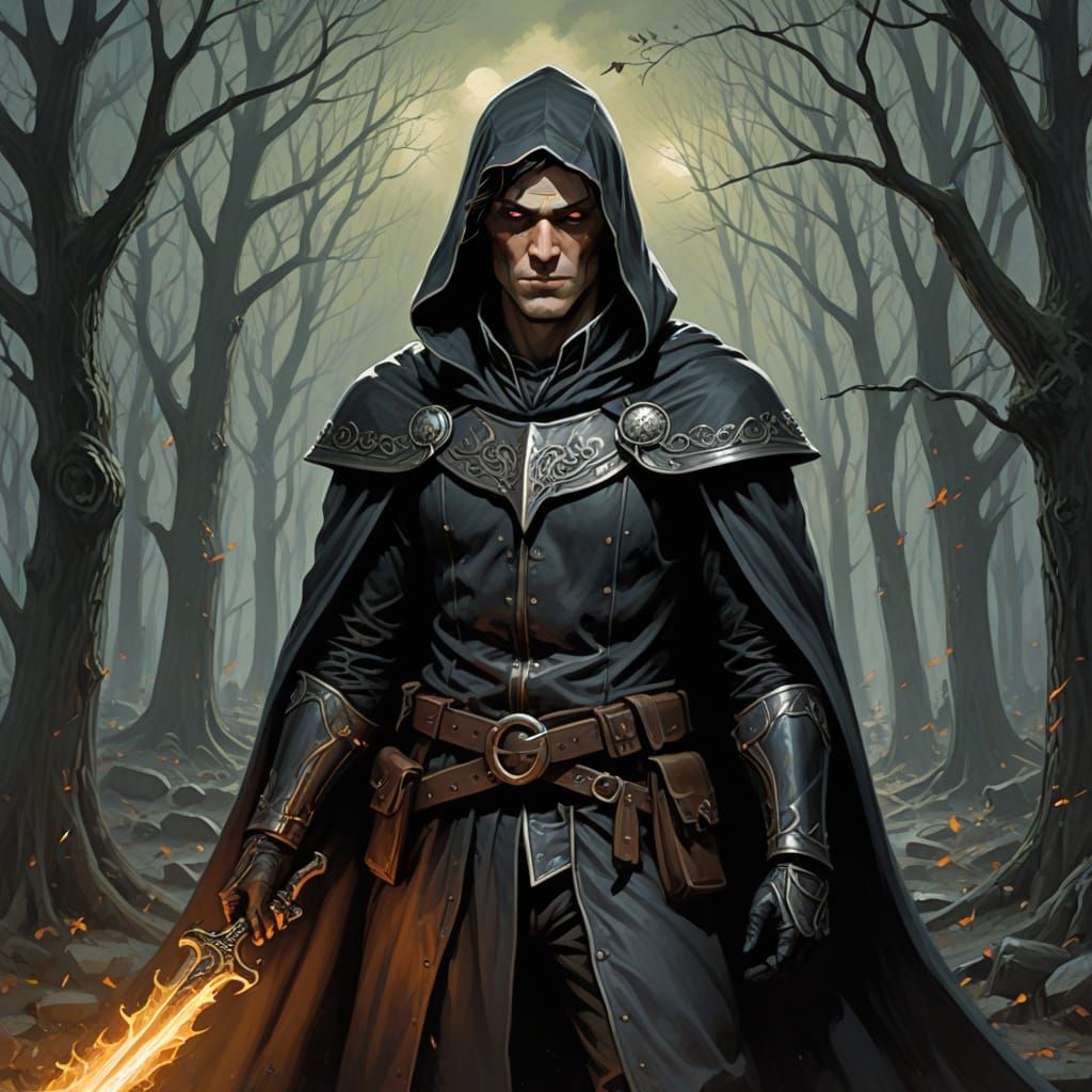 Grimdark Pulp Art Illustration