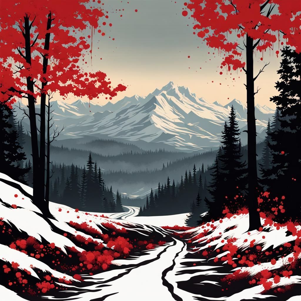 blood on the mountain