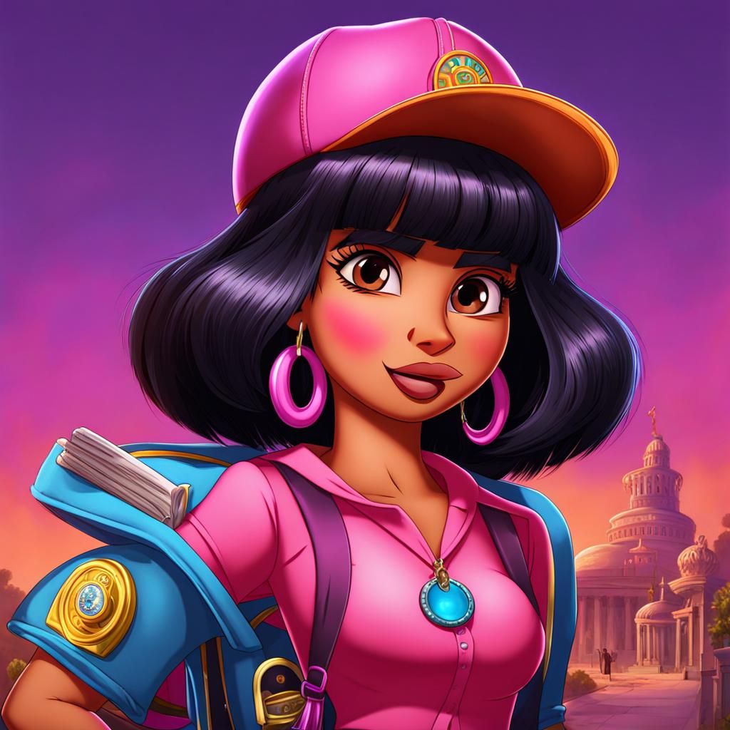 Cartoon Image of Dora