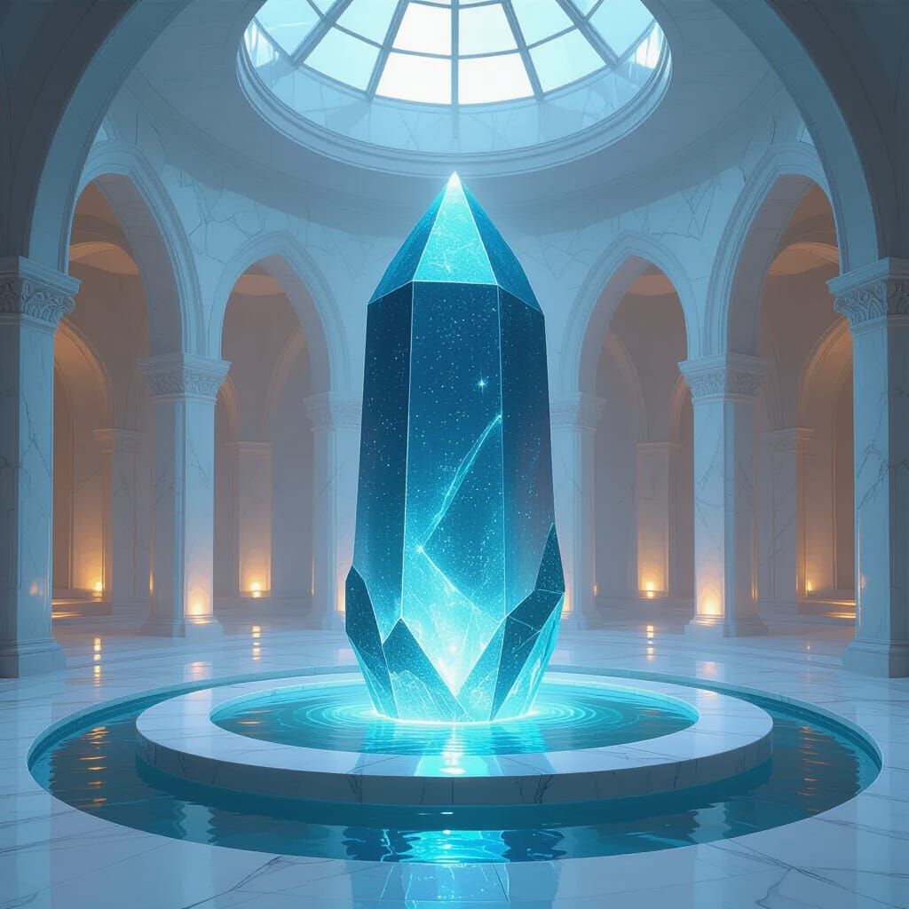 Majestic Crystal Temple with Azurite Tuaoi Stone