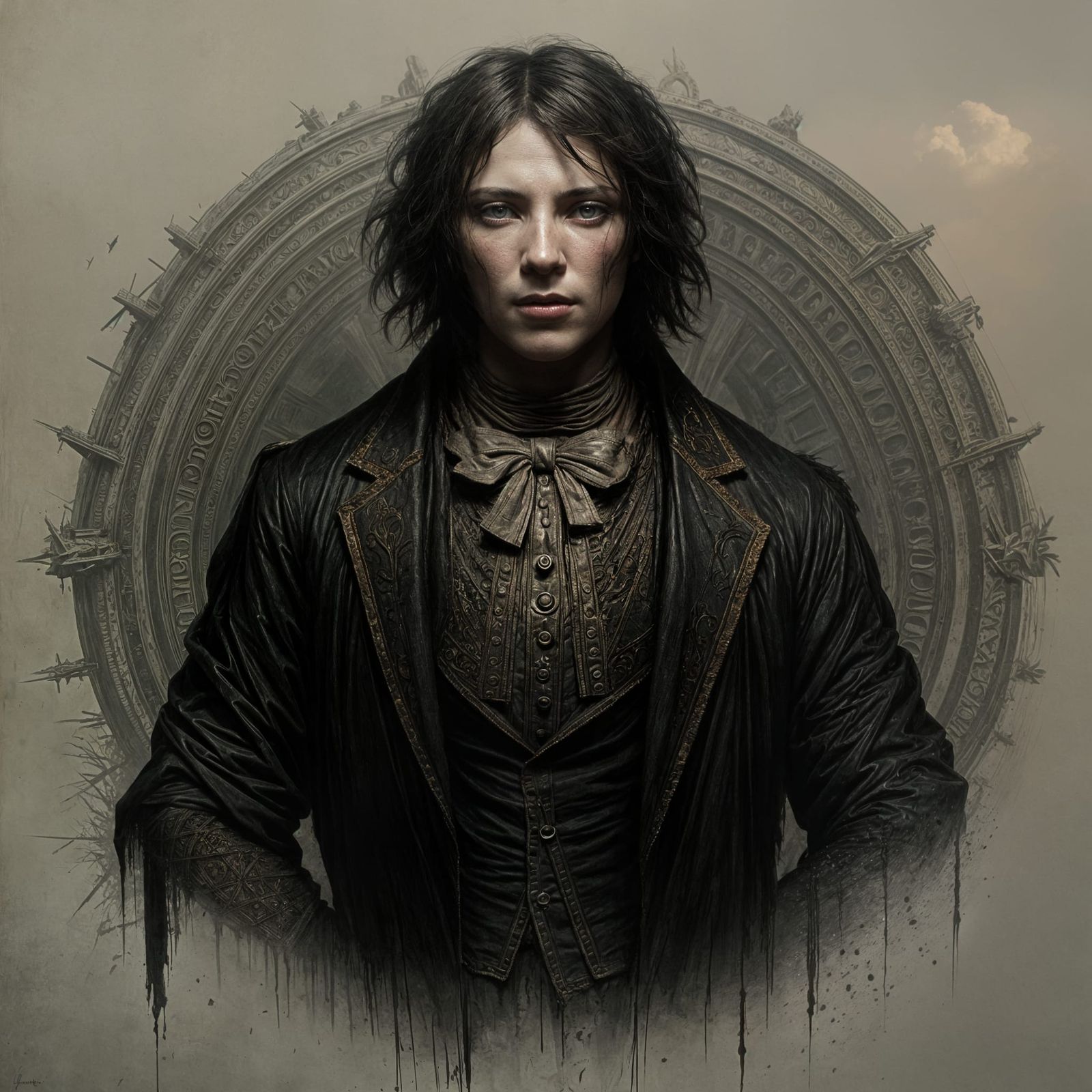 Surreal Horror in a Dark Gothic Style