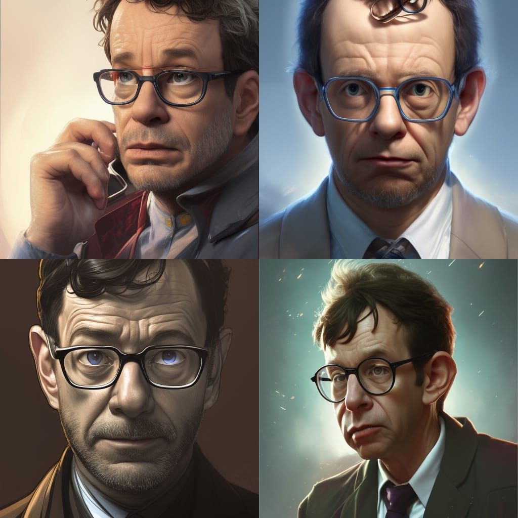 Rick Moranis as Gendo Ikari: Detailed Portrait