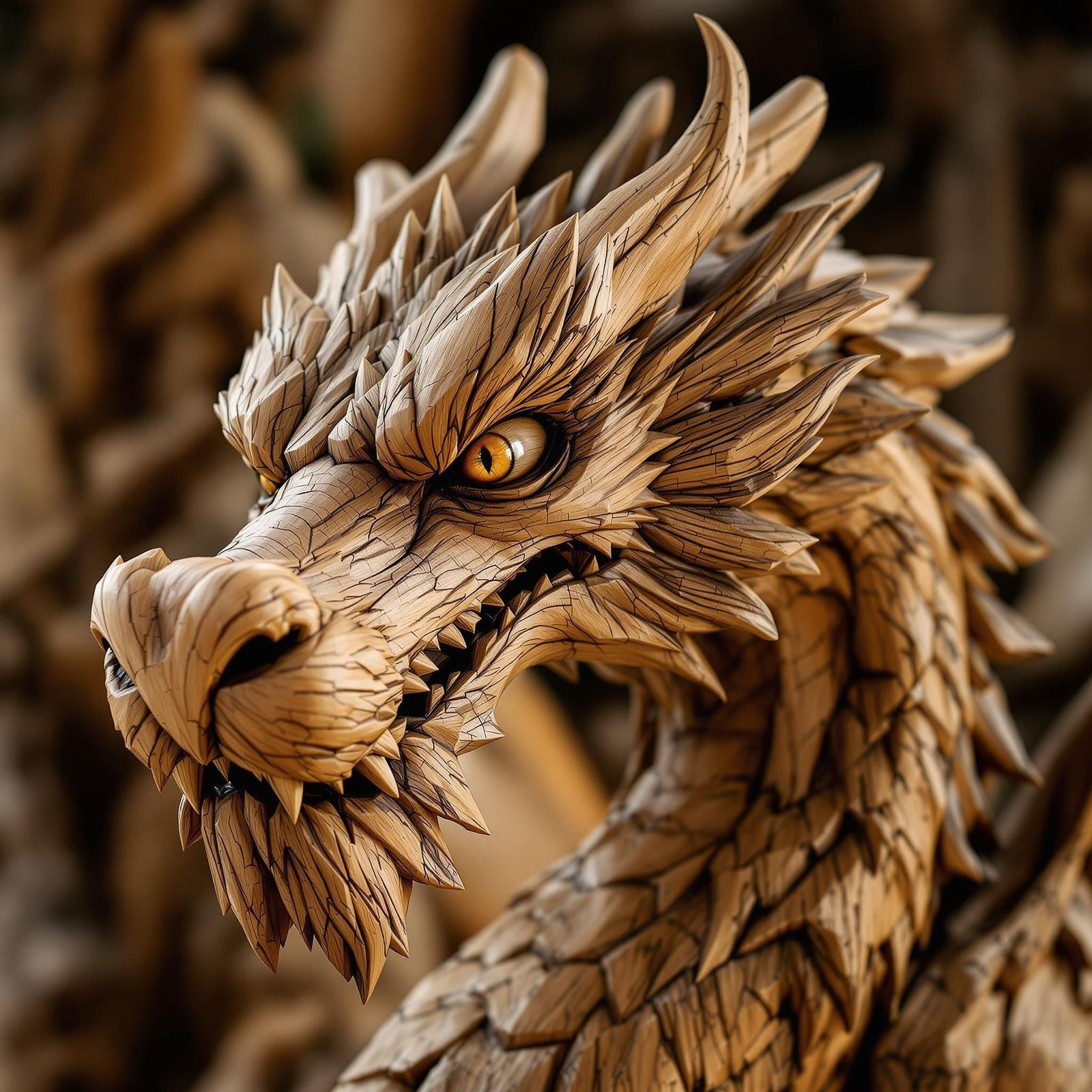 Wood dragon