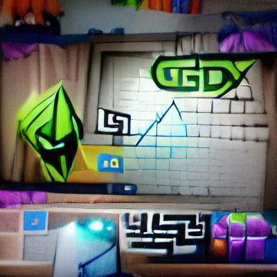 Abstract Geometric Pattern in Vivid Colors