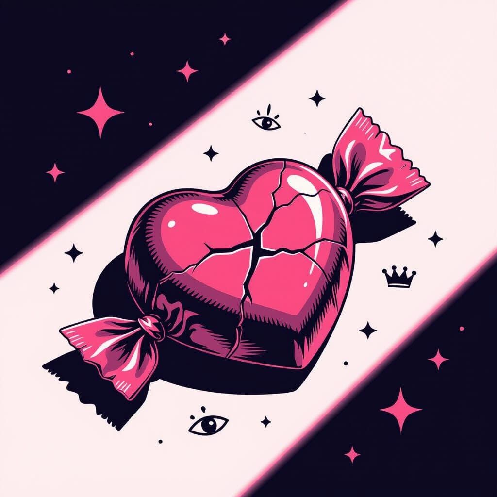 Surreal Candy Reveals Dark Ink Heart