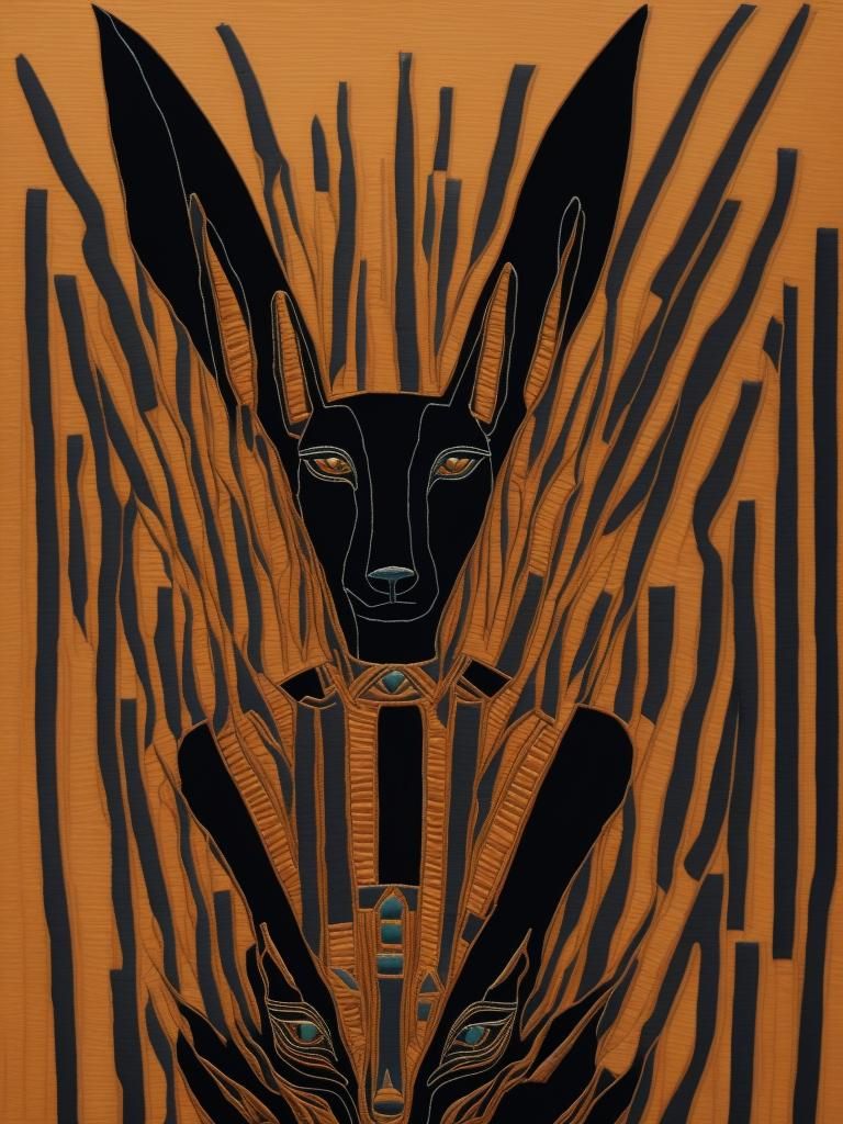 Feline Hybrid Portrait in Otherworldly Style