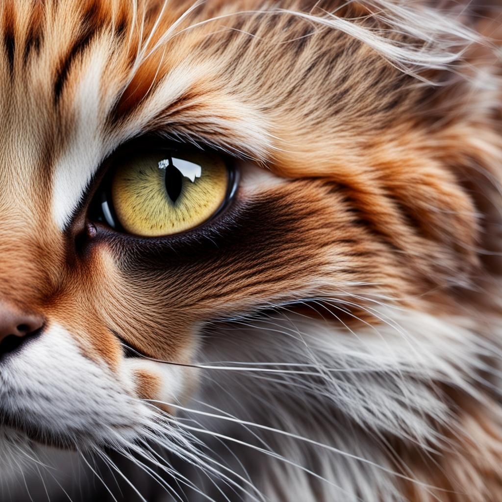 Close-Up Cat Paws Portrait in High Definition