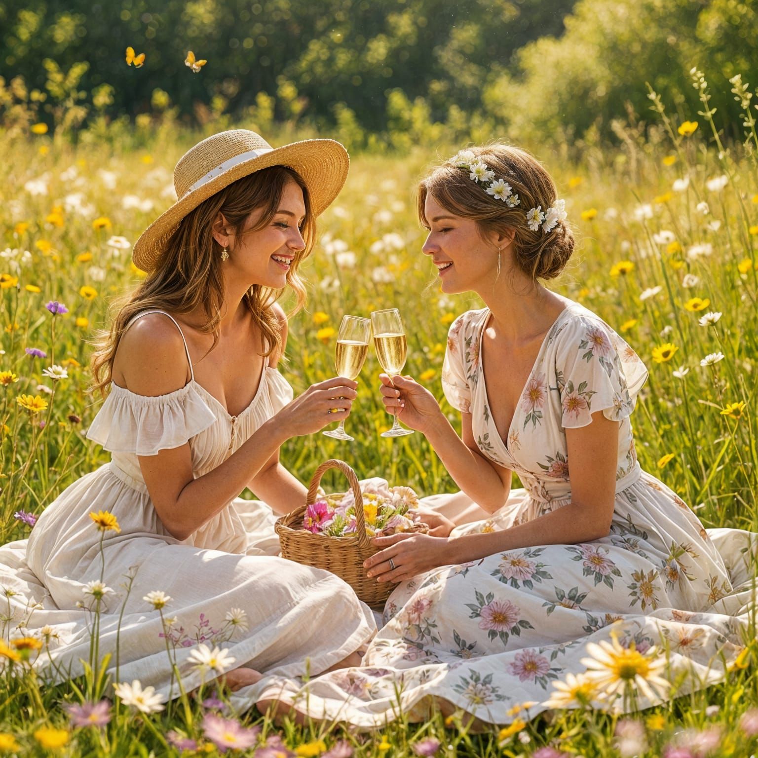 A tipple in the meadow