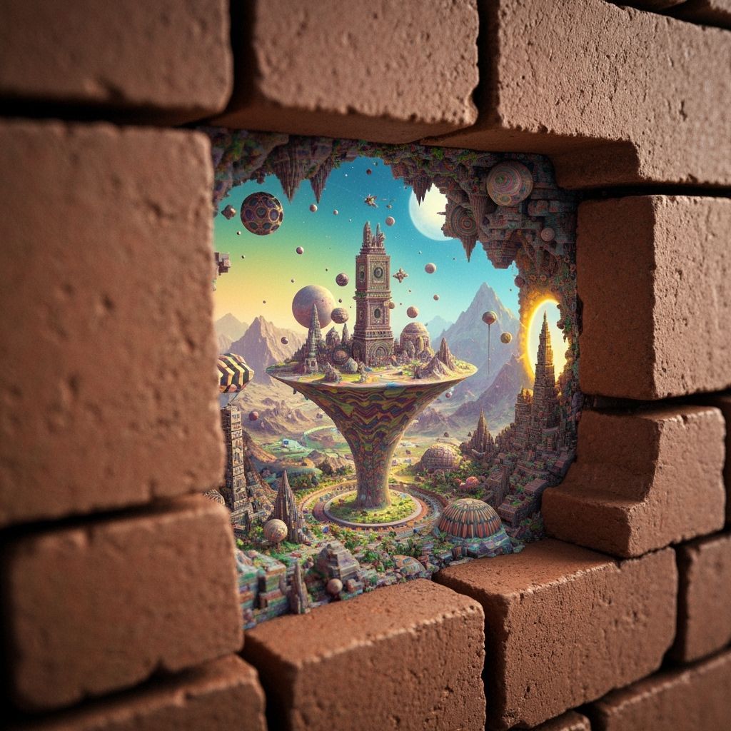 Miniature Portal to Another Dimension