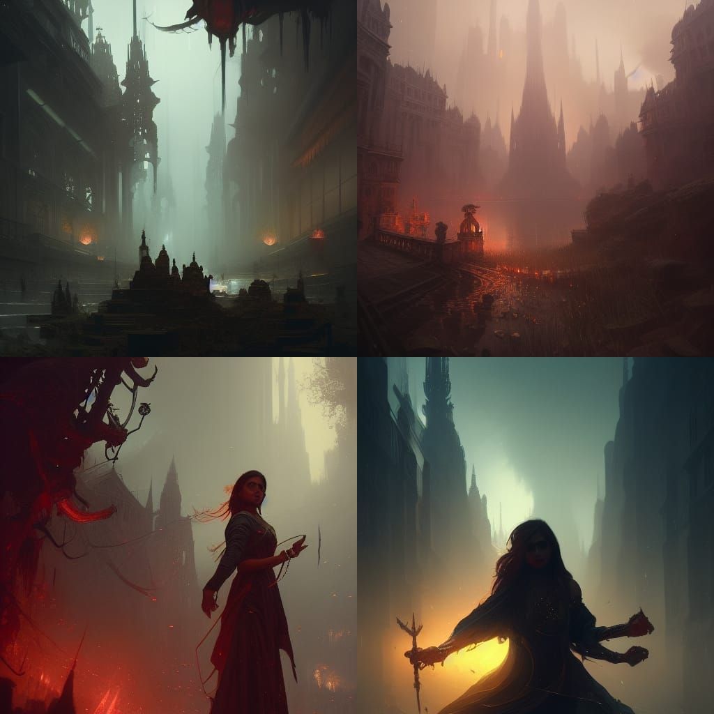 Yashvi Sahay: Dark Fantasy Concept Art