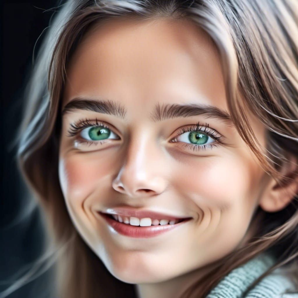 A young girl <lora:Striking portra...