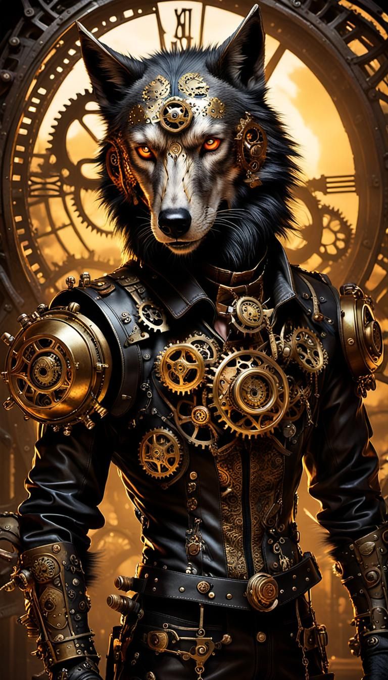 Steampunk Gothic Werewolf in Twilight