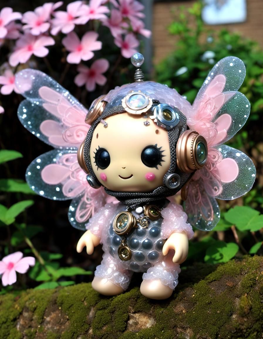 Bubblewrap Couture Fairy in Cyberreality Style