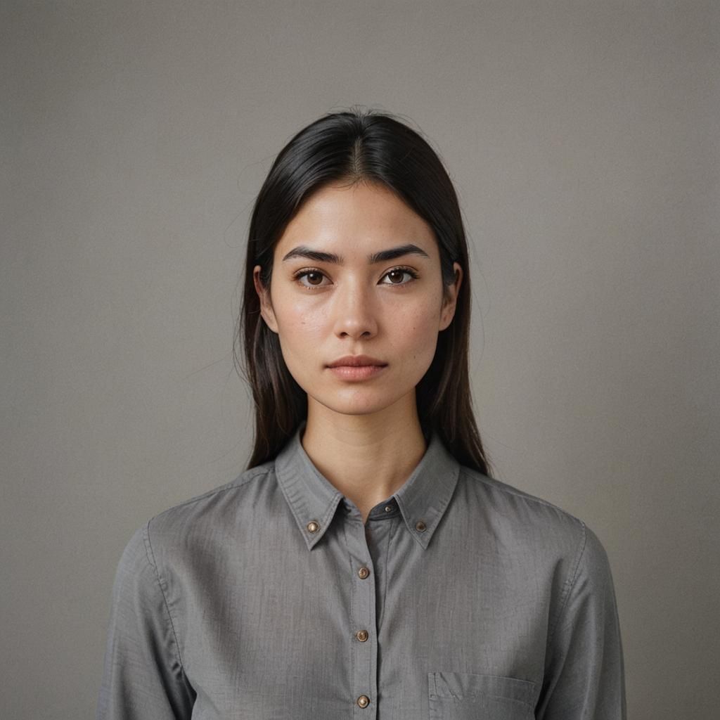 Professional Color Portrait of a Young Woman