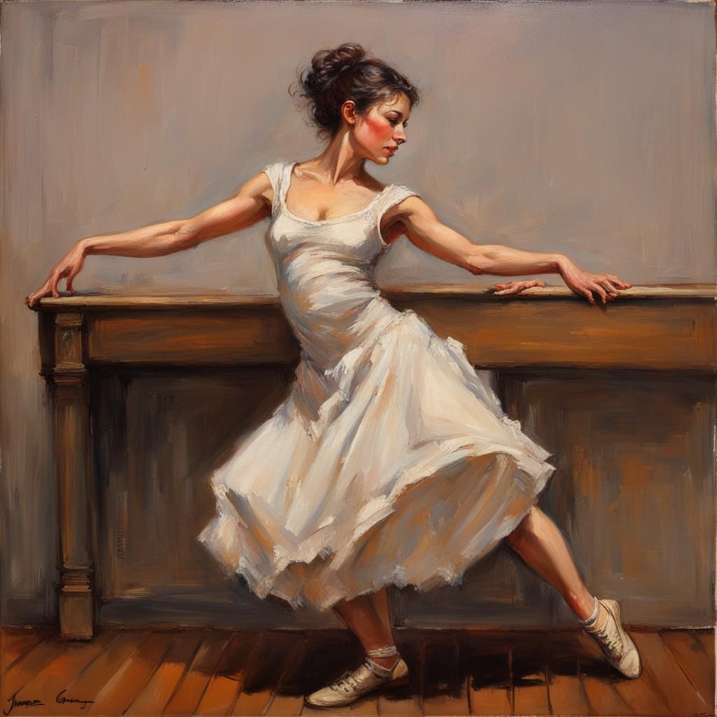 Lady Grimli: An Oil Painting Inspired by James Gurney