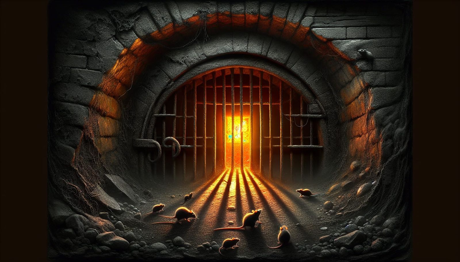 Glowing Treasure Hidden in Dark Cave Passage