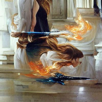 Feyre Archeron: Classic Oil Painting Portrait