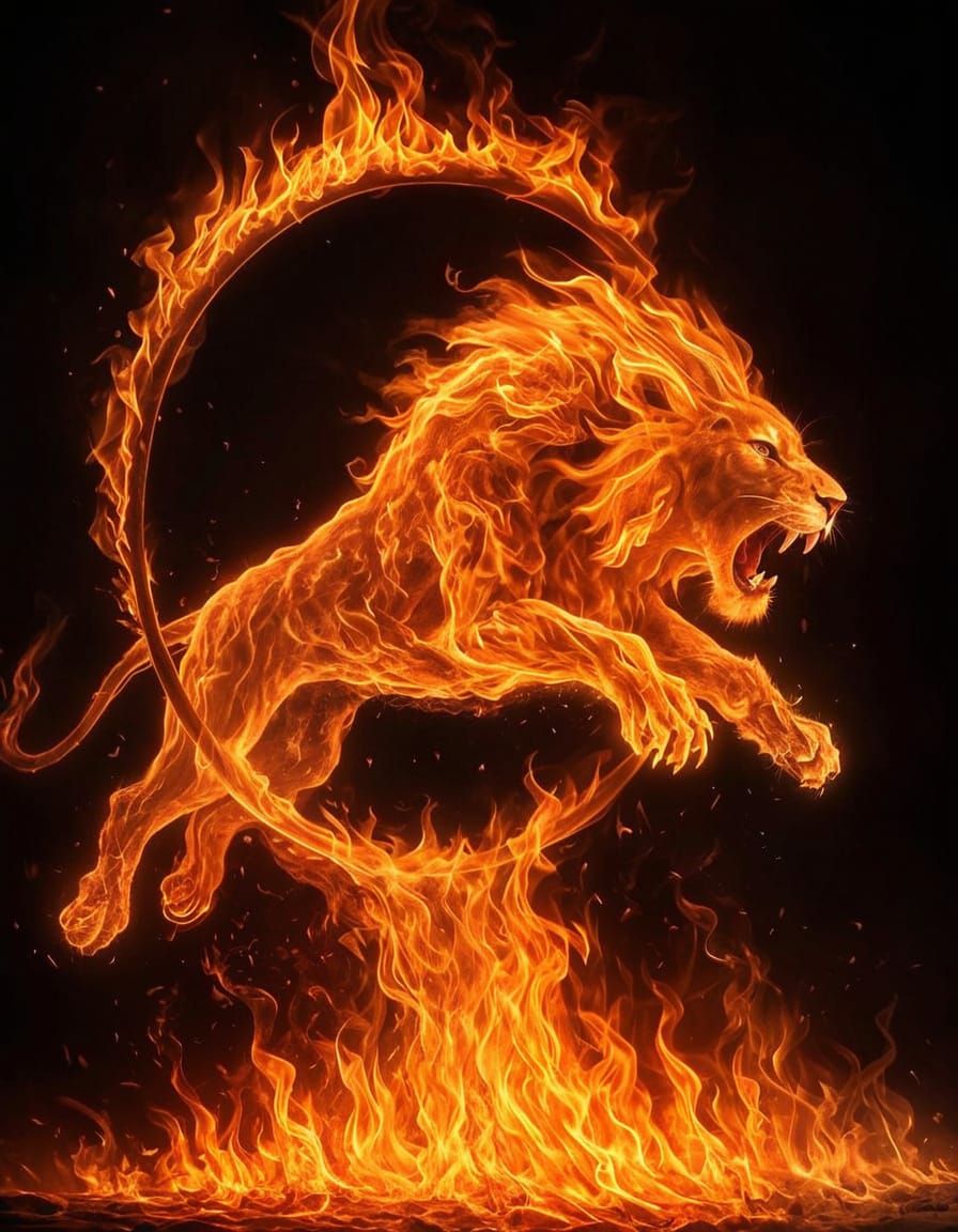 Fiery Lion