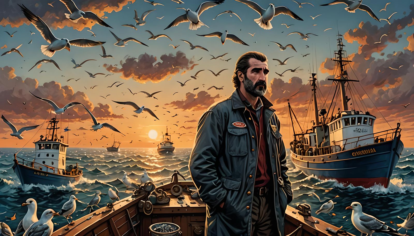 When seagulls follow the trawler, that is because they think...