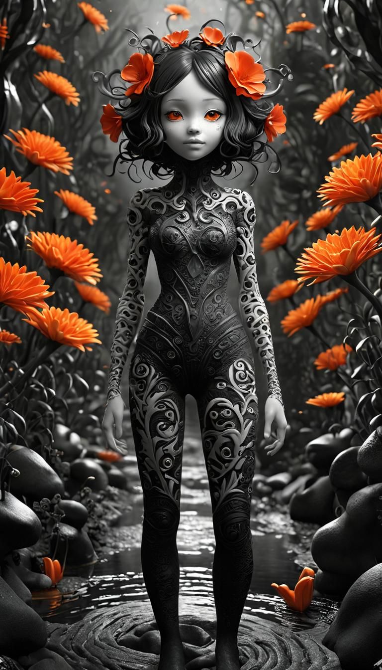 Ethereal Portrait in Sfumato Style