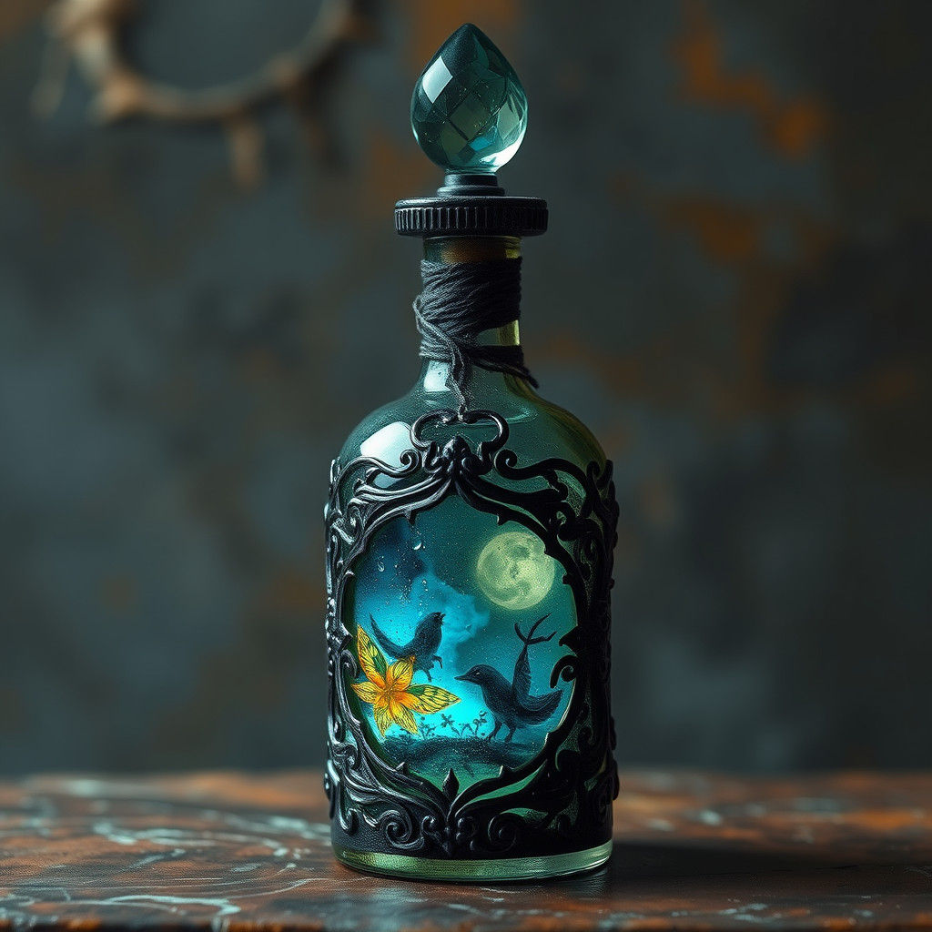 Summer Topaz potion bottle