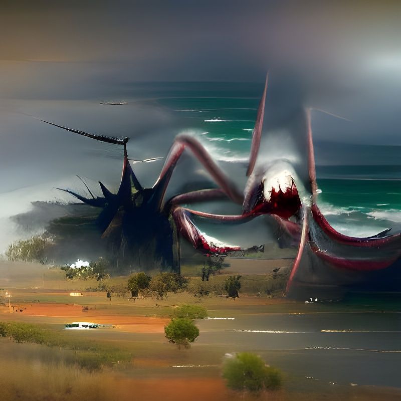 Sinister Chthulhu Attacks Australia