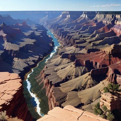 AI Generated Image of the Grand Canyon