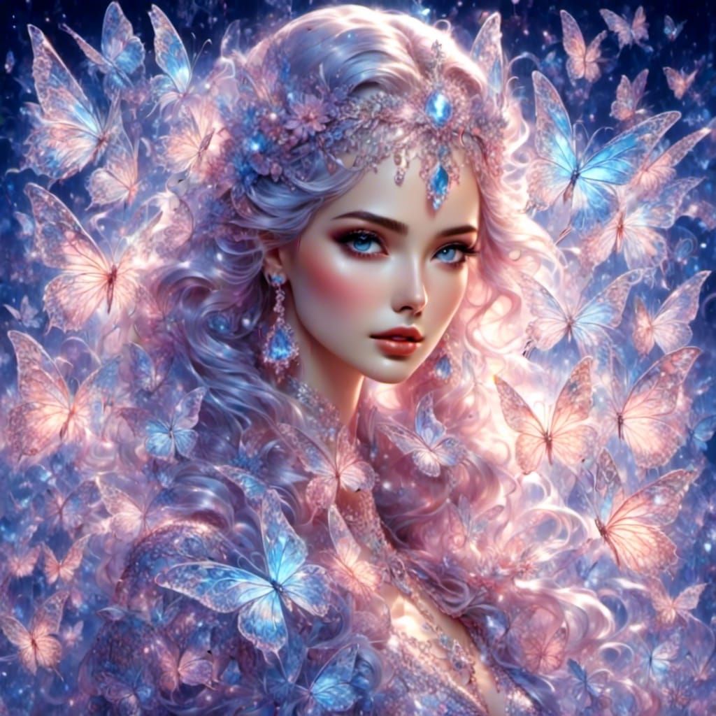 Deified Portrait of a Beautiful Face