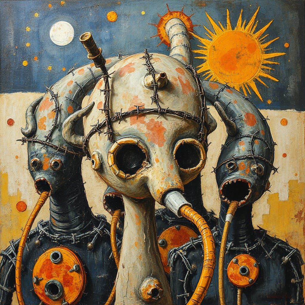 Cosmic Free Jazz Band in Surrealist Style