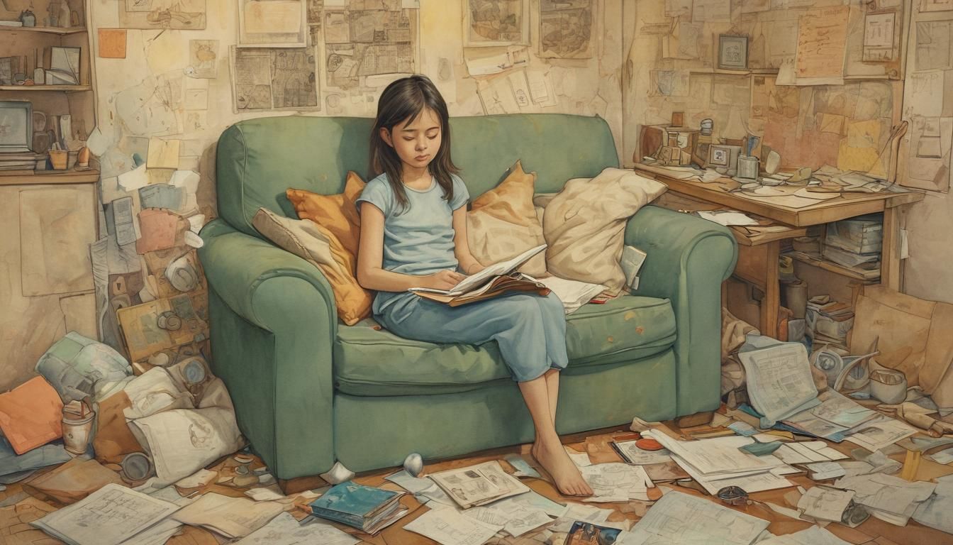 Girl with a Plan: Shaun Tan-Inspired Illustration