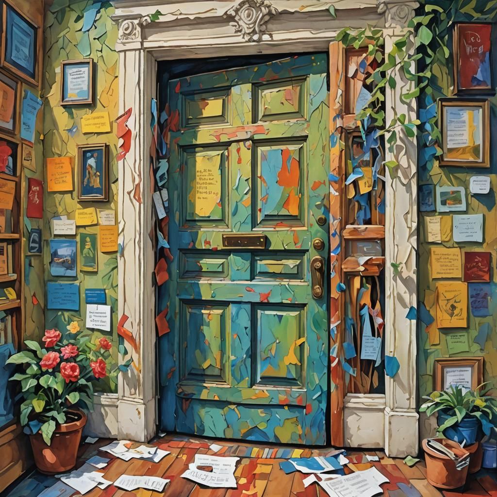 Impressionist Painting: Worried About a Lost Home