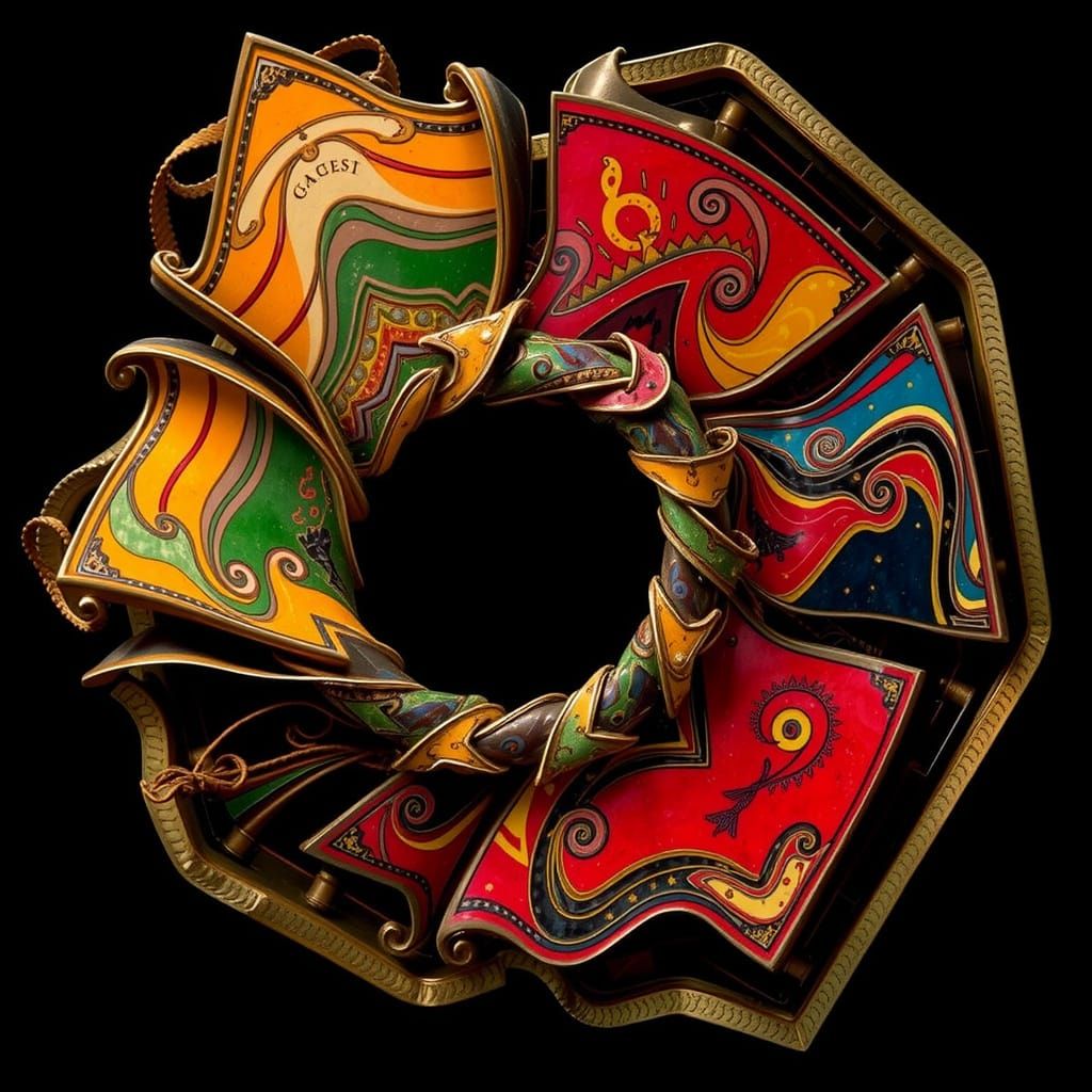 Abstract Spiral of Motion and Energy