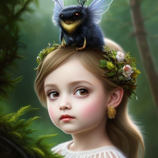 Filigree Gremlin Portrait in Ornate Armor