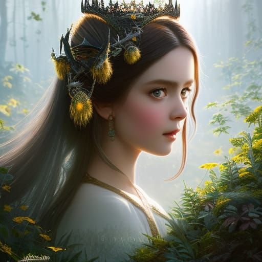 Filigree Gremlin Portrait in Ornate Armor