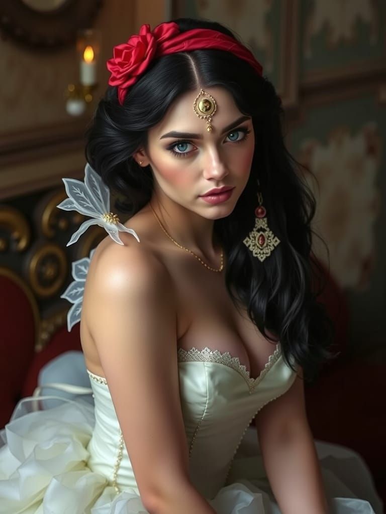 Sensual Snow White: An AI Interpretation