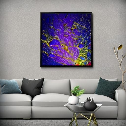 Abstract Cracked Glass Diamond Painting