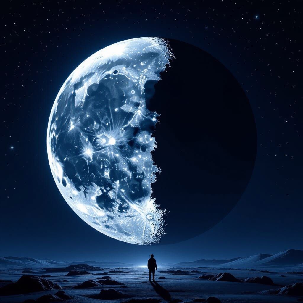 Fantasy Moon: Dark and Light Sides