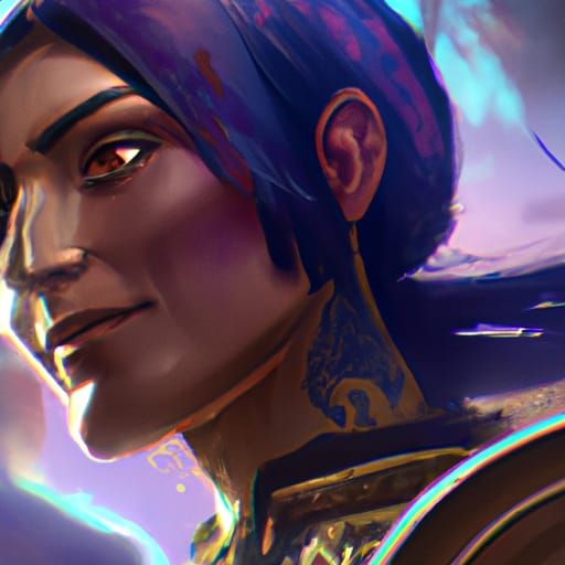 Detailed Portrait with Dynamic Lighting