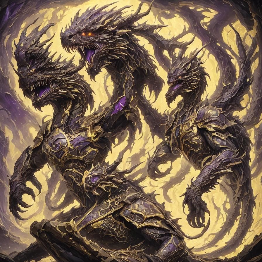 Epic Purple Dragon Fires Laser in Surreal Landscape