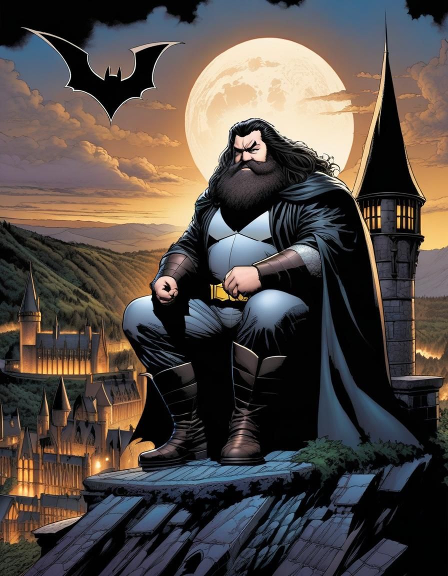 I'm Bat-Rid... erm Hag-Man... Oh I shouldn't have told you that!